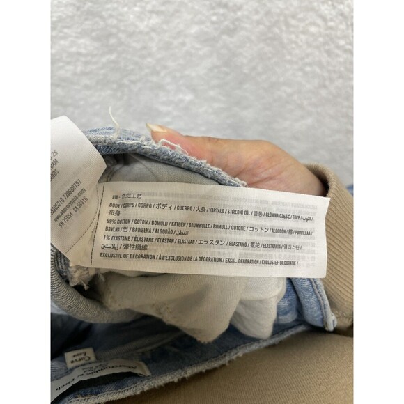 Abercrombie & Fitch “The Dad” High-Rise Straight Leg Jeans. Curve Love 33/16S - Picture 7 of 7